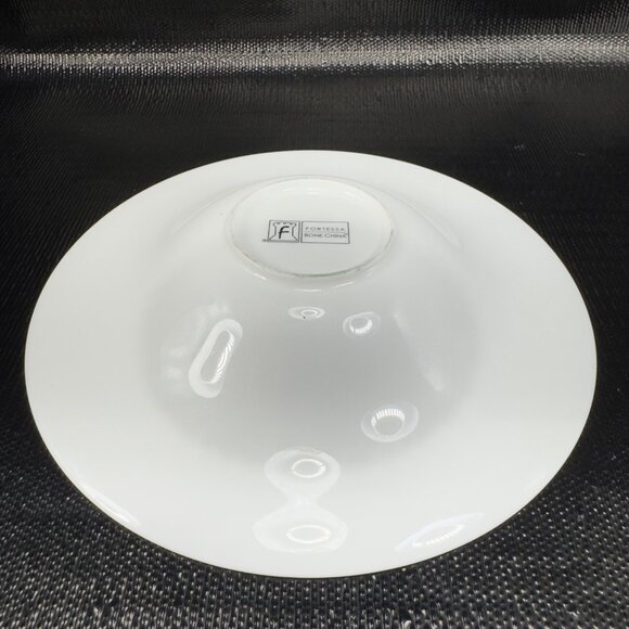 Fortessa White Swirl Round Deep Dish Bowl 9inch Bowls Dishes Porcelain Set 3 VTG - Picture 7 of 14